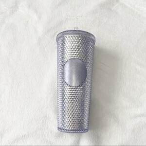 Starbucks platinum sliver studded tumbler limited edition venti coffee